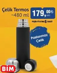 ALPİNA ÇELİK TERMOS